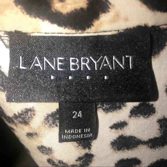 Lane Bryant Leopard Print Blouse - Picture 4 of 4